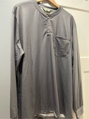 NWOT gray Henley